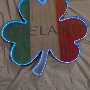 Ireland Shamrock LED Wall Art